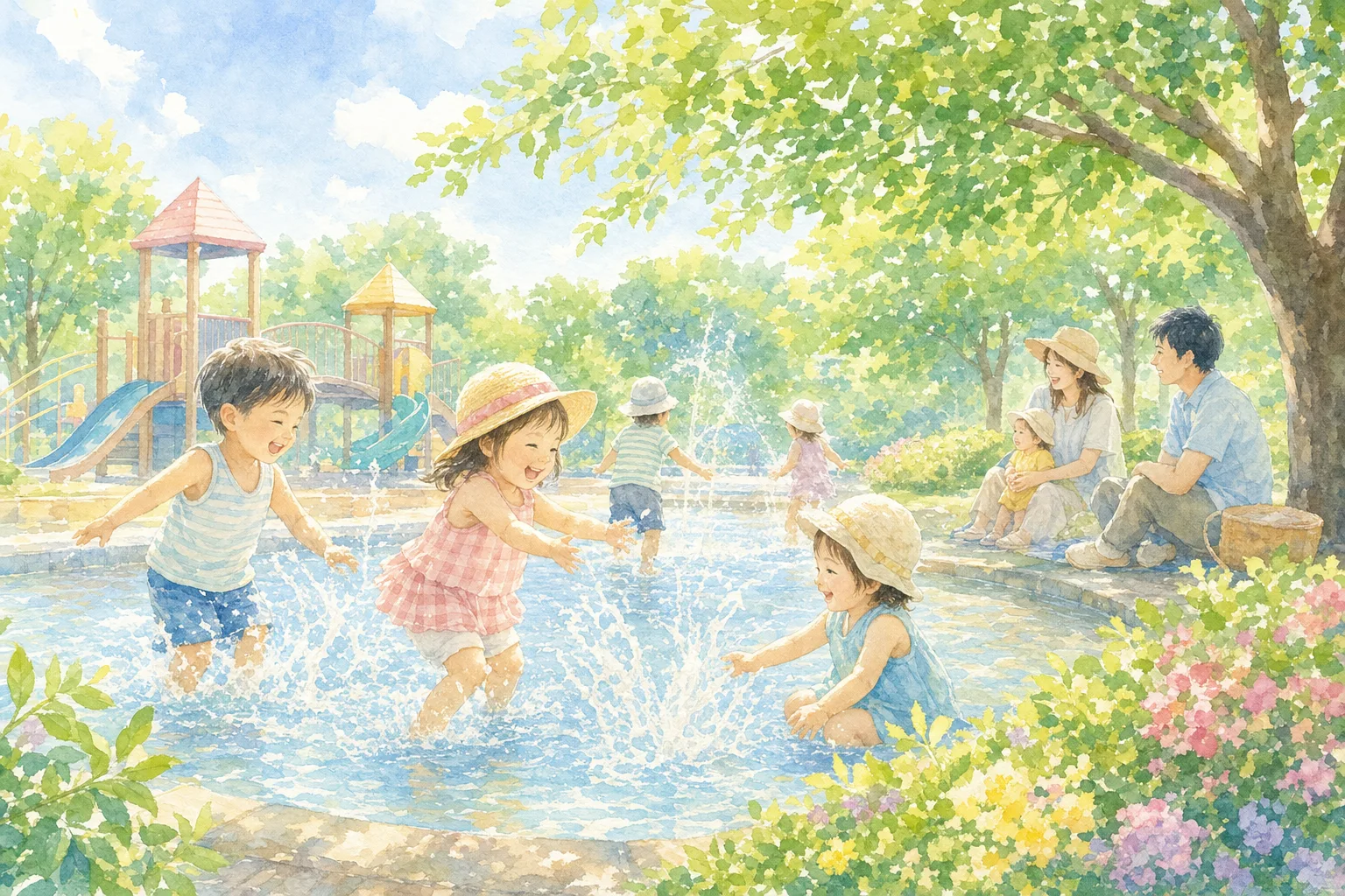 2026年 野火止公園 水遊び施設 1日満喫コース