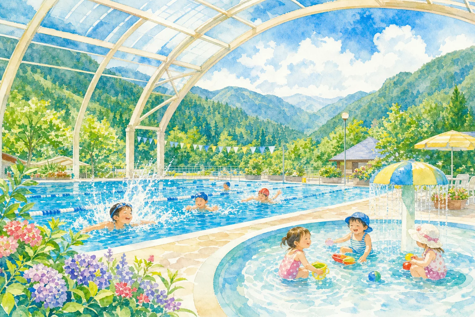 2026年 中津川市付知B&G海洋センタープール 1日満喫コース