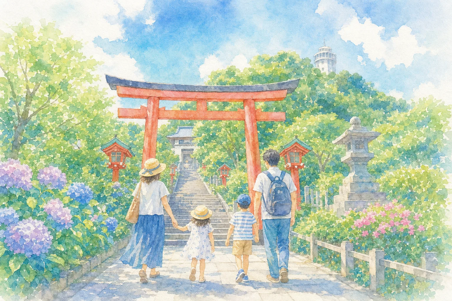 江島神社 辺津宮