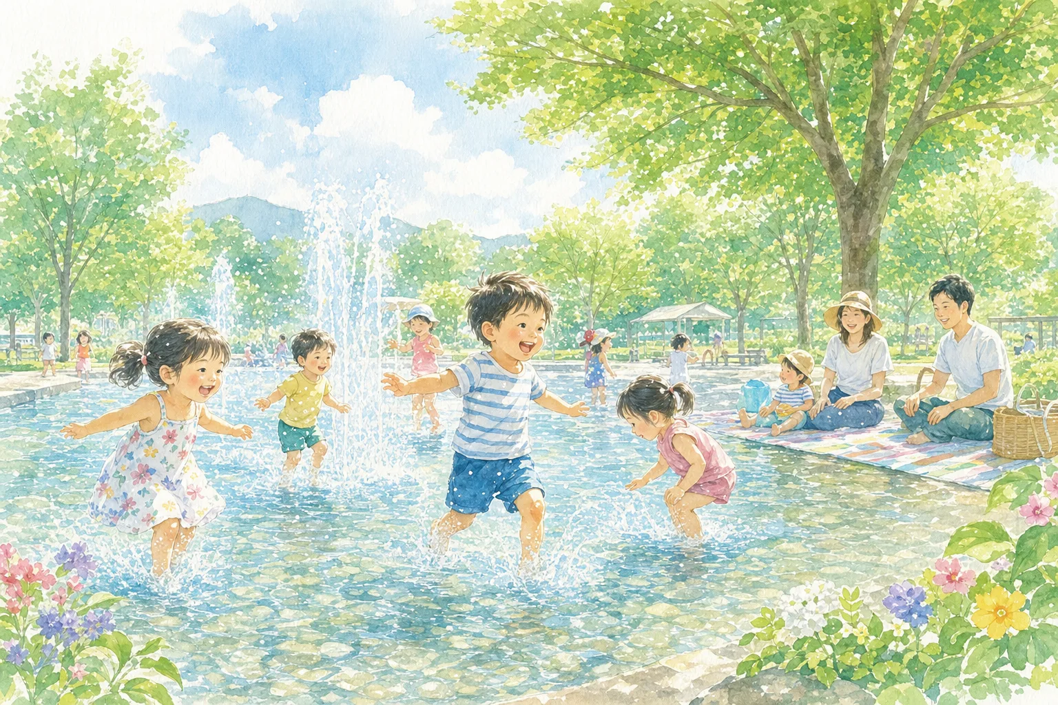 2026年 門池公園 親水型噴水 1日満喫コース