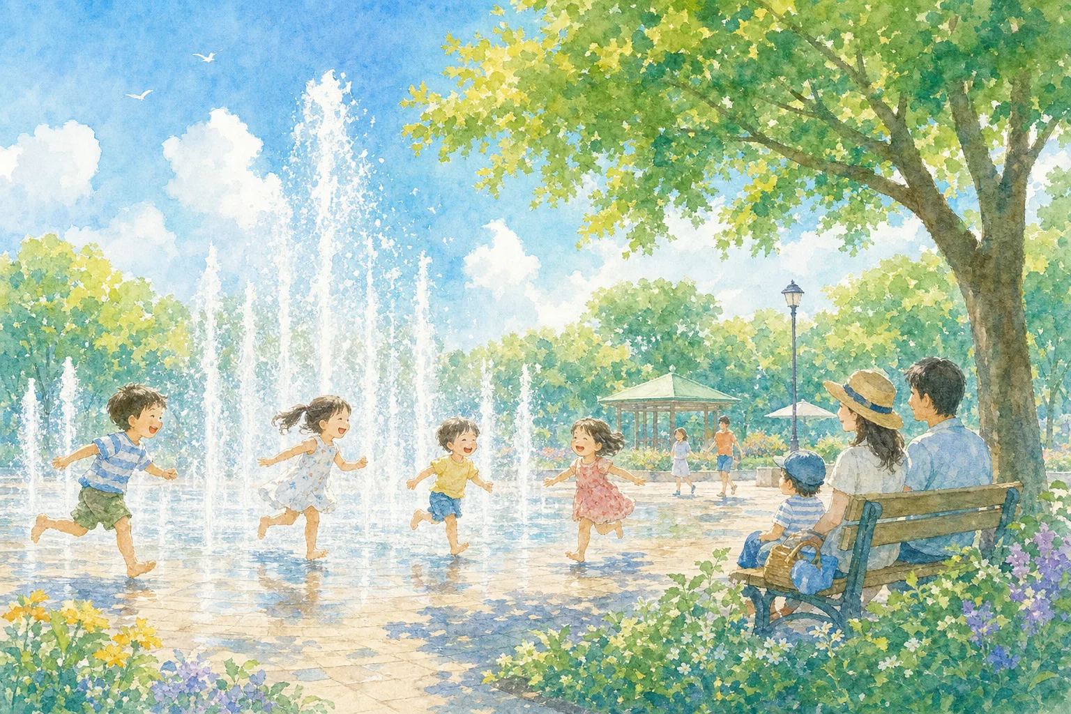 2026年 矢川上公園 噴水 1日満喫コース