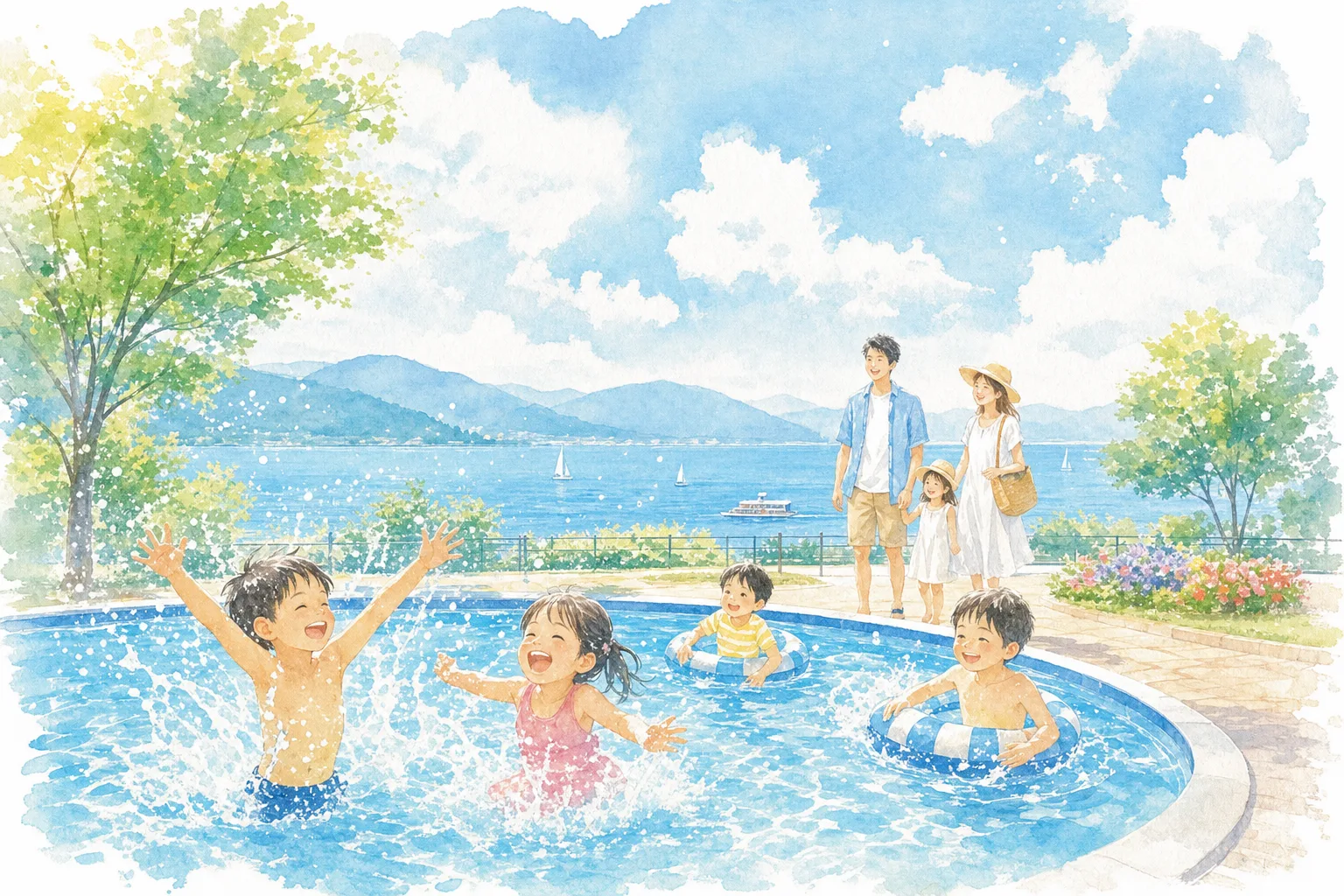 2026年 なぎさ公園プール 1日満喫コース