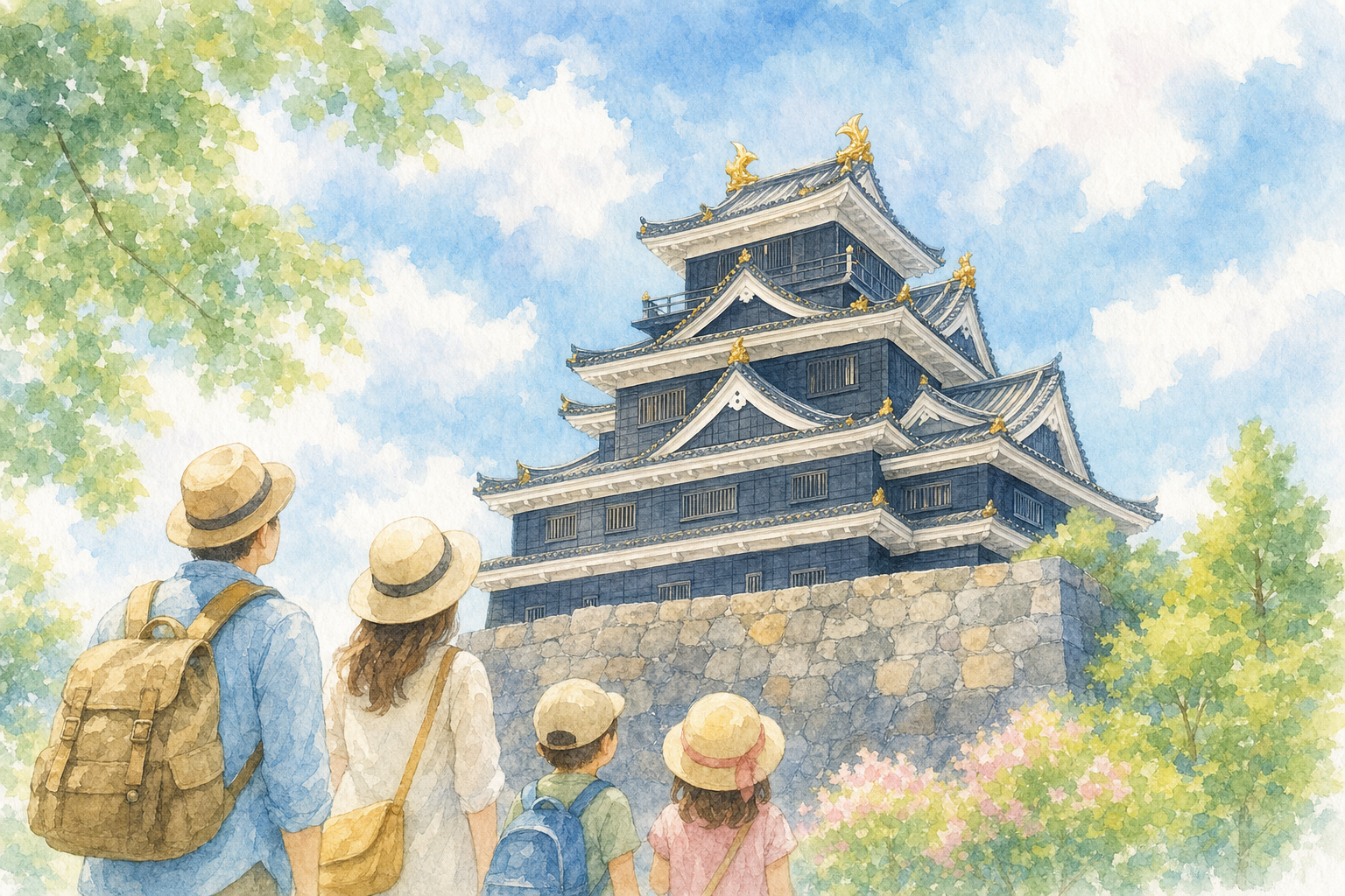 岡山城