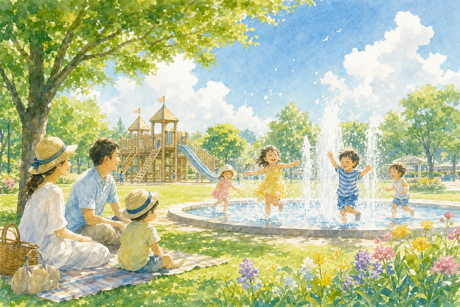 2026年 上江別南町公園 水遊び場 1日満喫コース