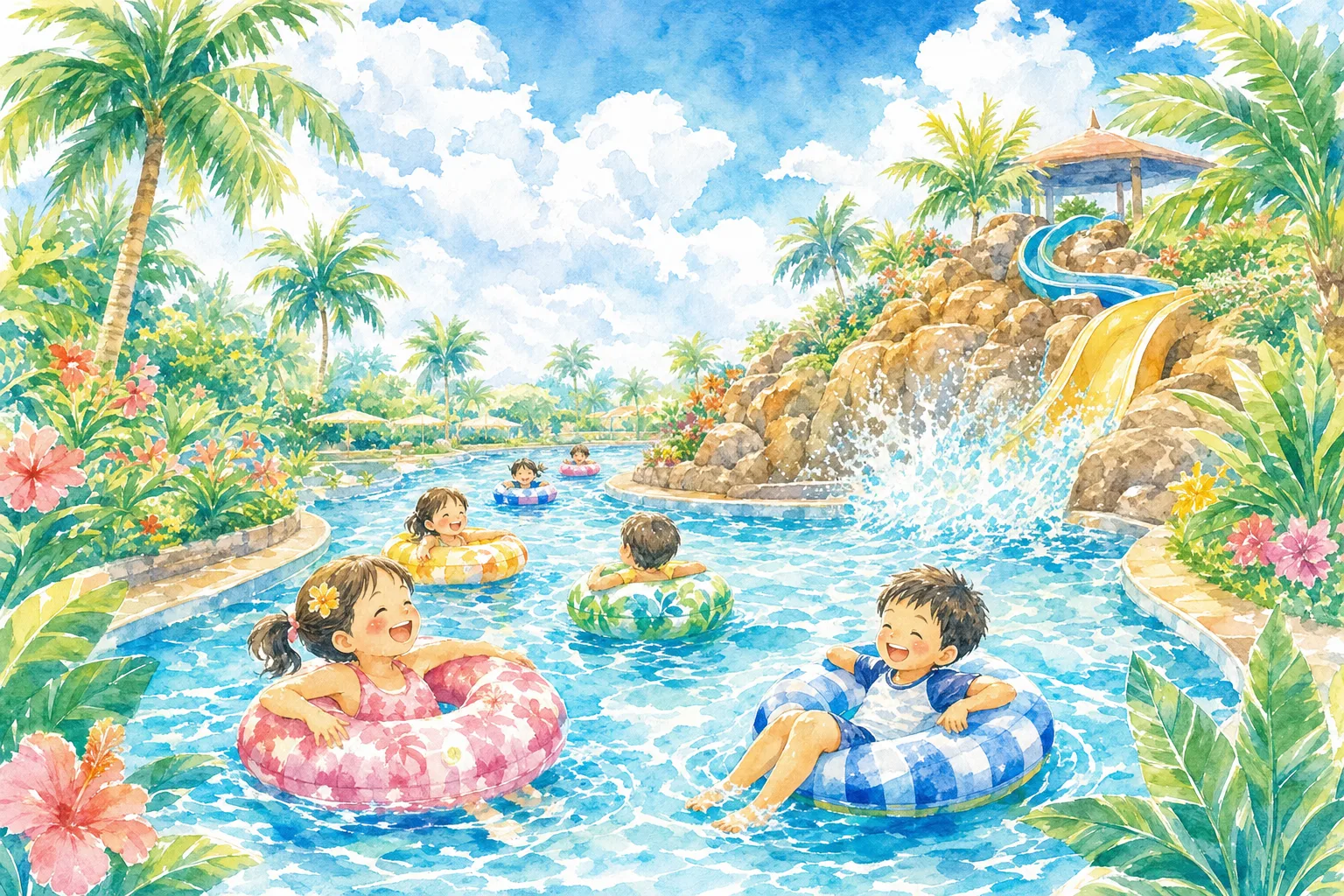 2026年 観音池公園 子ども村流水プール 1日満喫コース