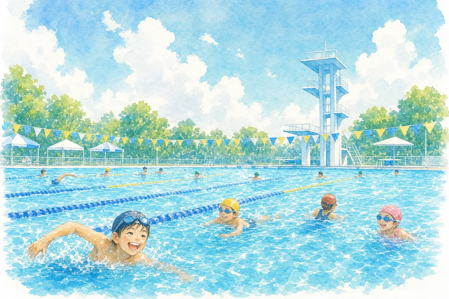 2026年 福井県営水泳場 1日満喫コース