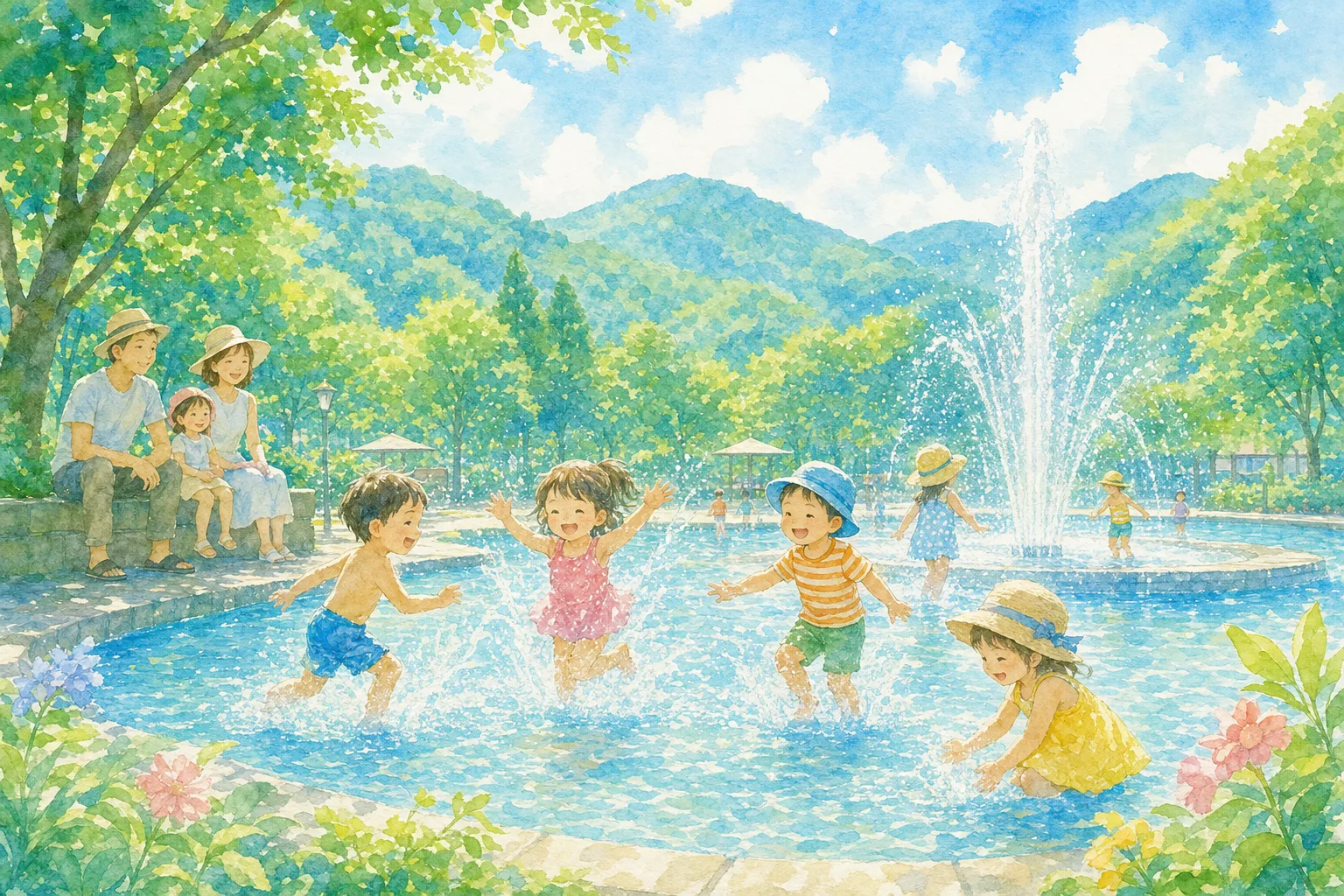 2026年 養老公園 岐阜県こどもの国 こどもプール・ふんすい 1日満喫コース
