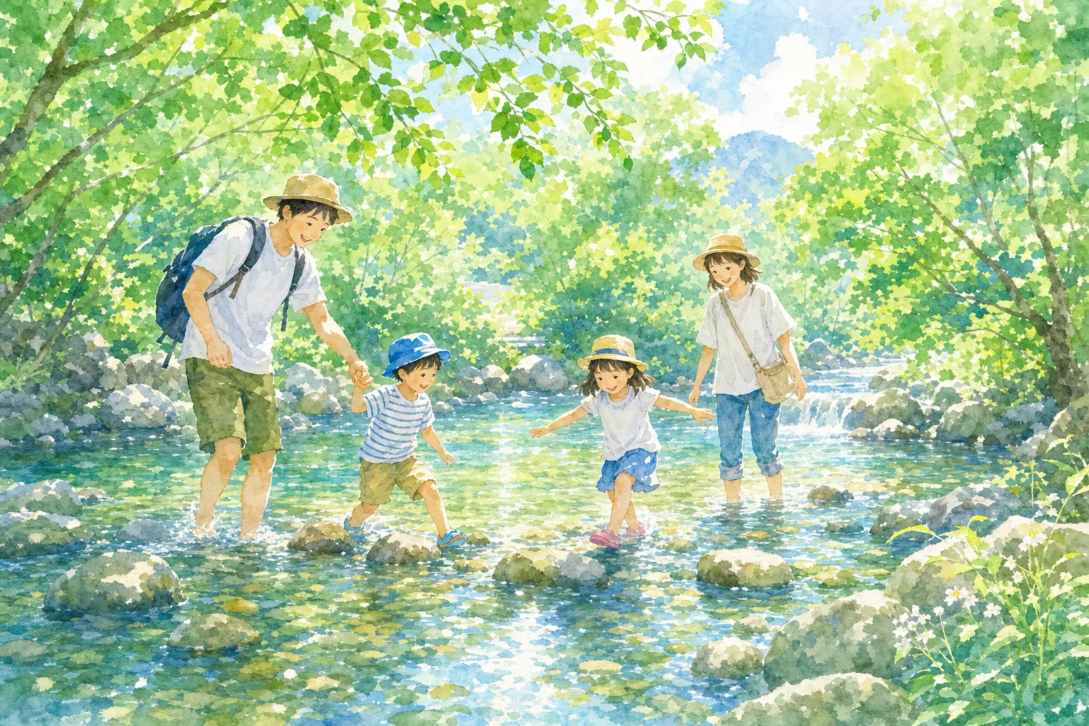 2026年 河原内川河川プール 1日満喫コース