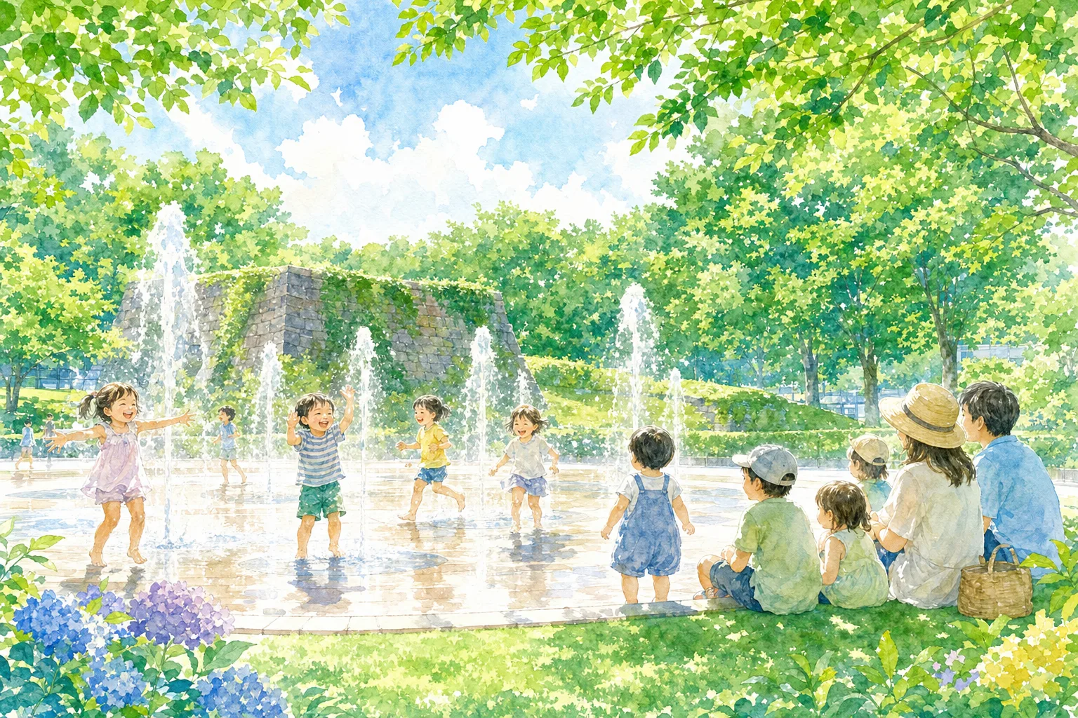 2026年 鶴岡公園二の丸広場 水遊び場 1日満喫コース