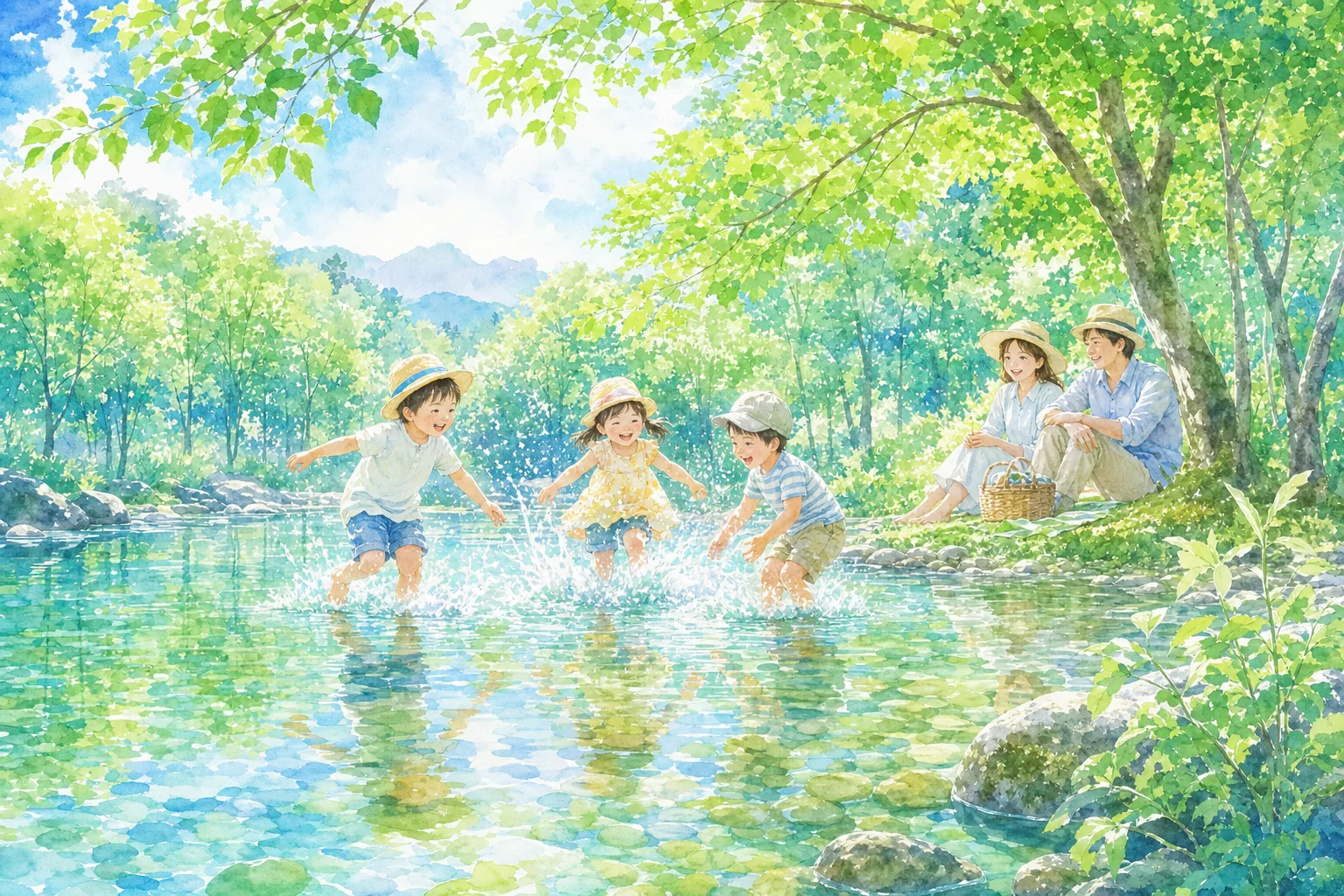 2026年 水前寺江津湖公園 上江津地区 じゃぶじゃぶ池 1日満喫コース