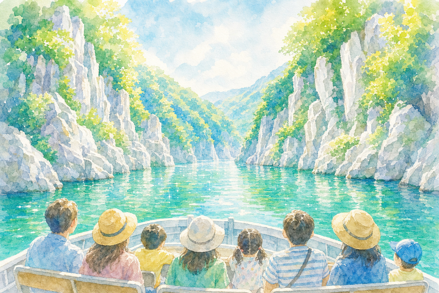 大歩危峡観光遊覧船