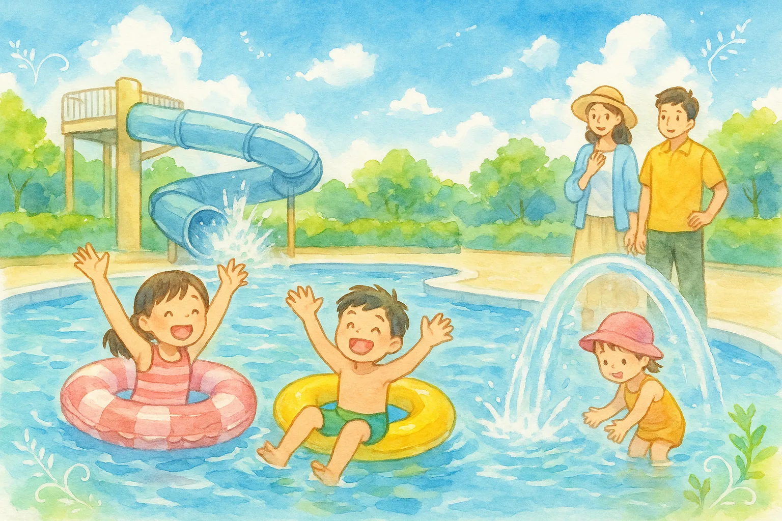2026年 青垣公園市民プール 1日満喫コース