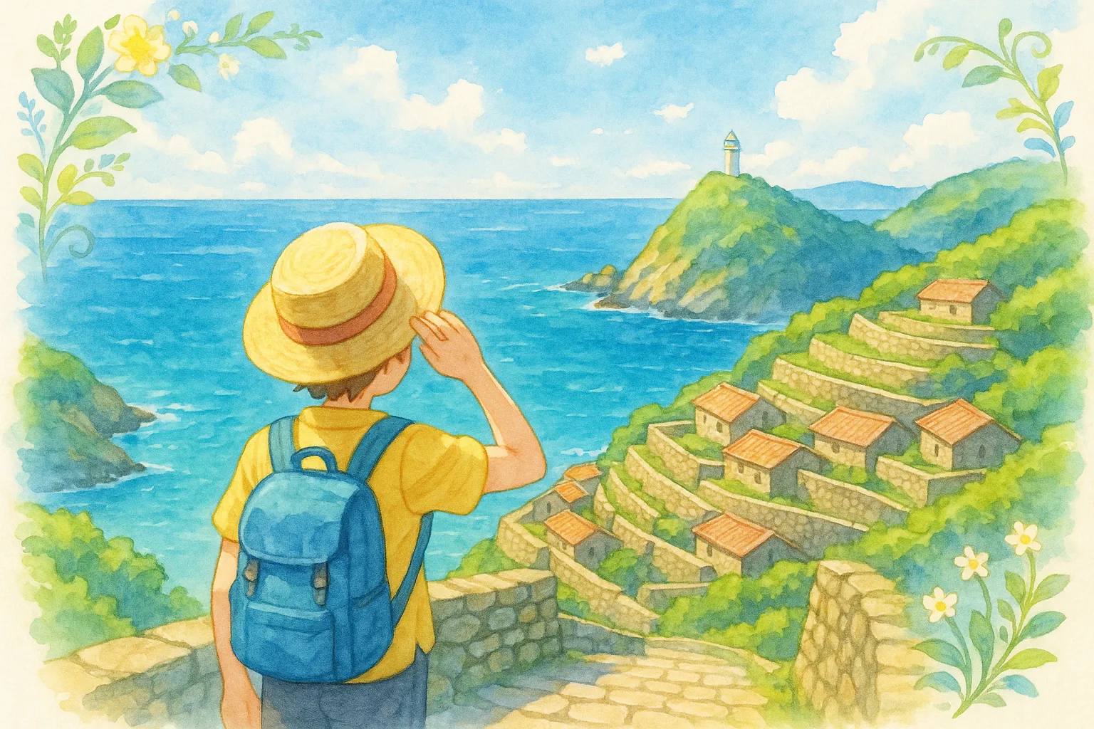 愛南 石垣の里と高茂岬 最果ての紺碧海さんぽ