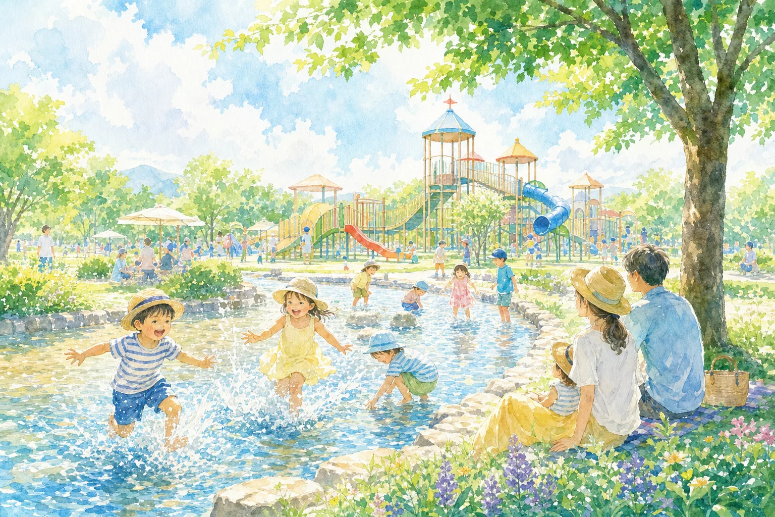 2026年 大友公園 徒渉池・遊水路 1日満喫コース