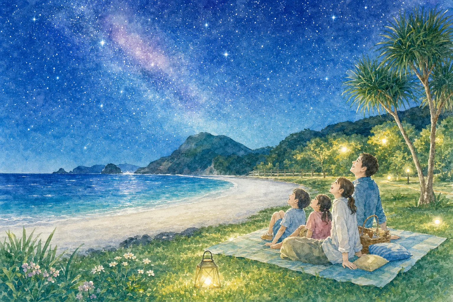 2026年 羽伏浦公園の星空 1日満喫コース