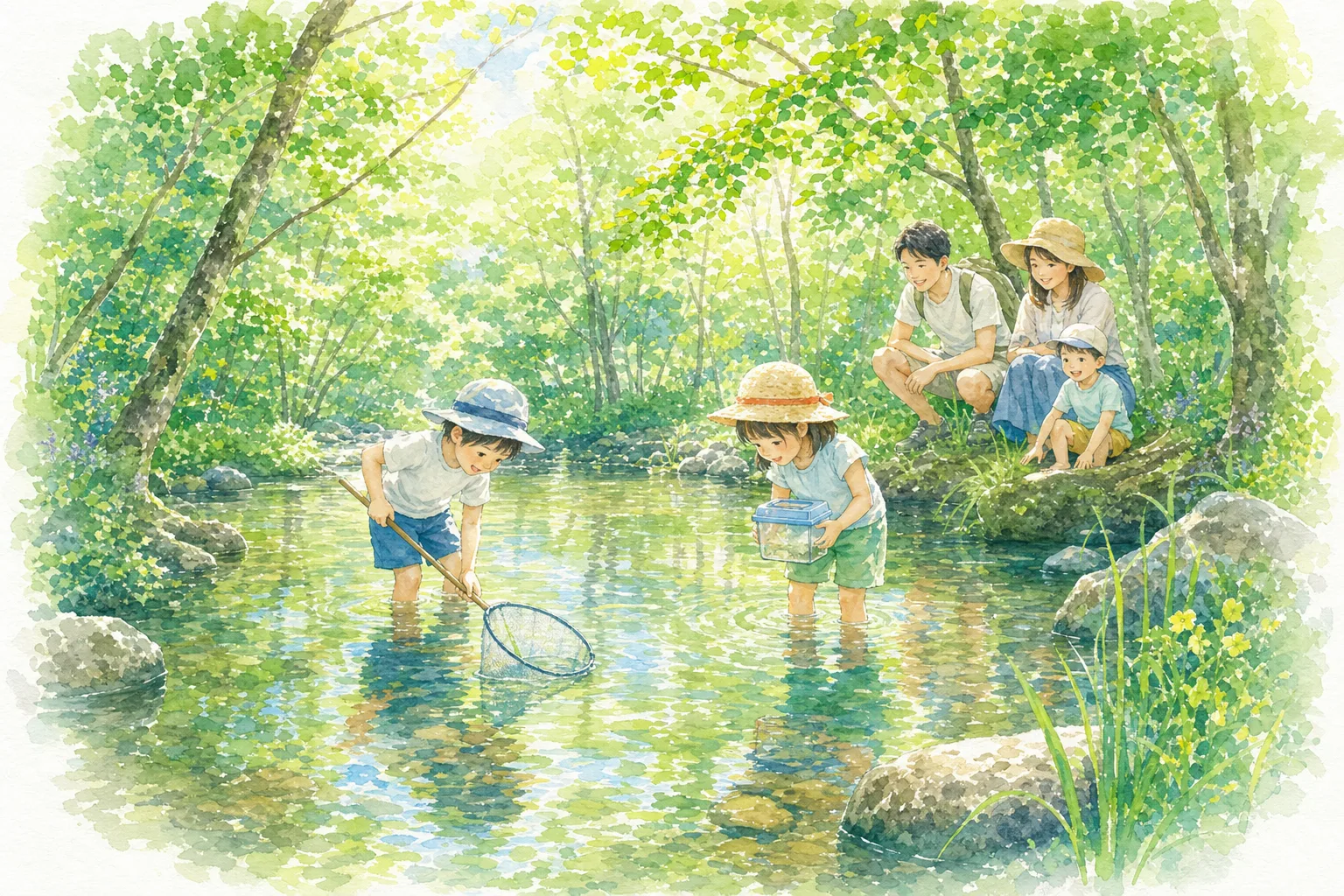 2026年 赤羽緑地 生物観察池 1日満喫コース