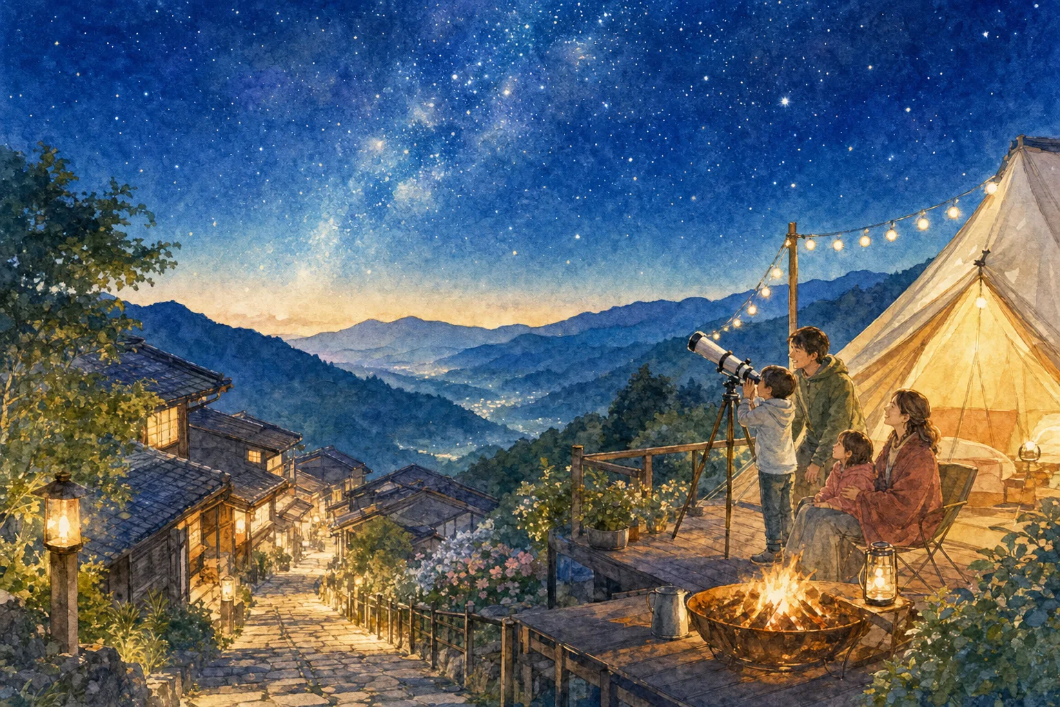 2026年 湯舟沢グランピングの星空 1日満喫コース