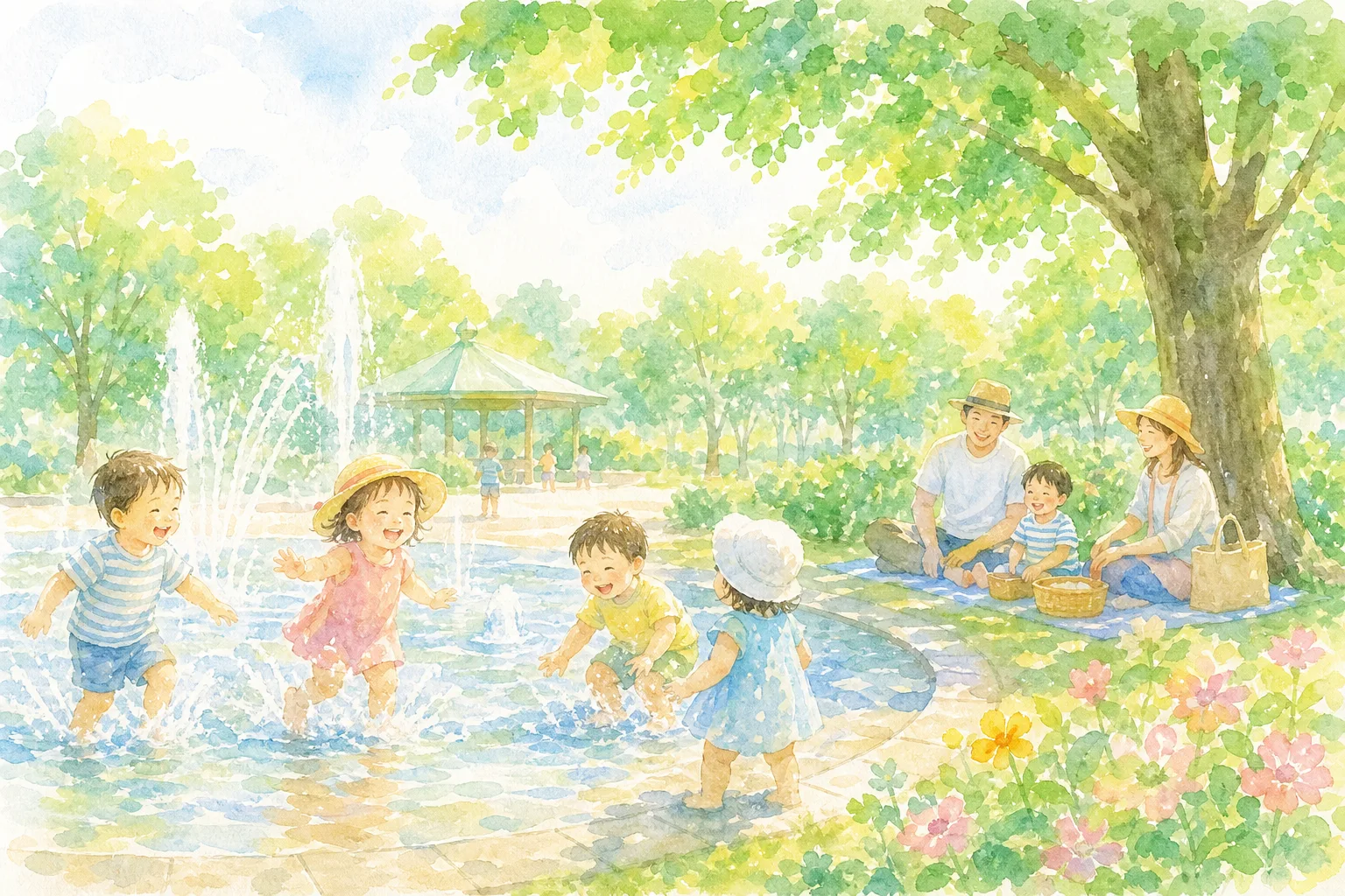 わんぱく王国 水遊び広場