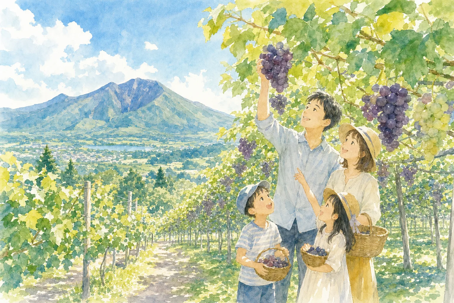 2026年 観光農園あかぎおろし(ぶどう狩り)の味覚狩り 1日満喫コース
