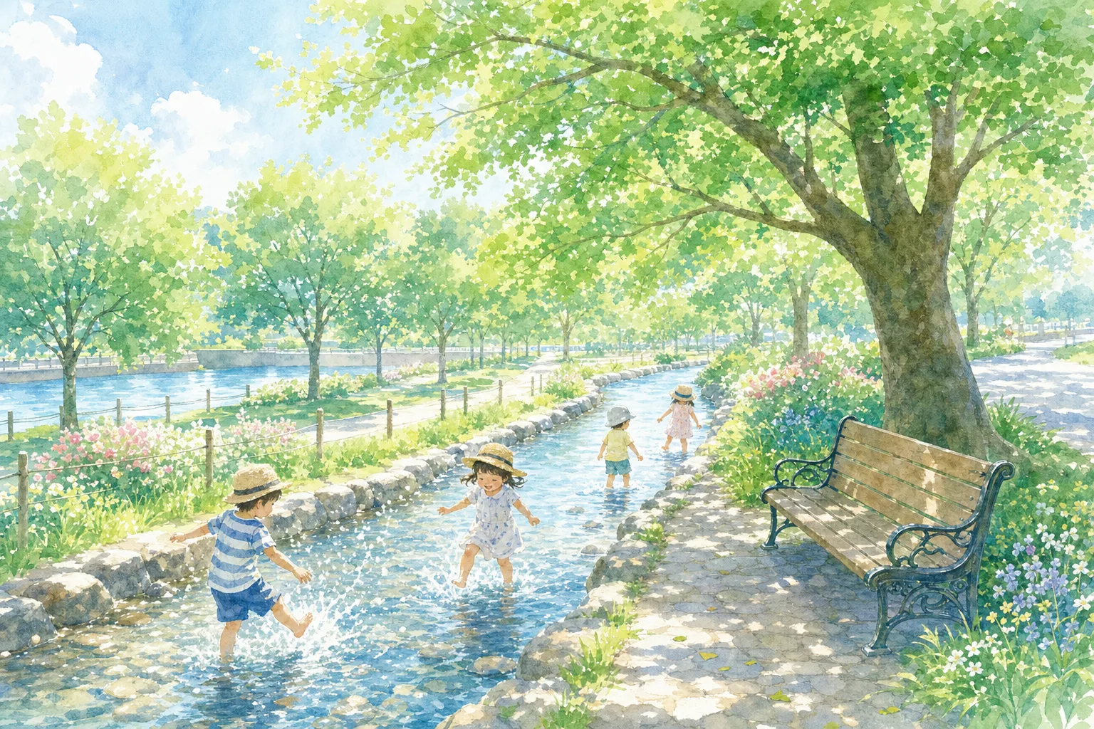 2026年 竹田公園 せせらぎ水路 1日満喫コース