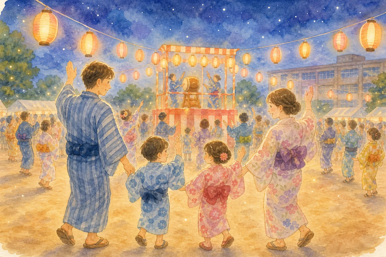 朝倉中学校第2運動場(あさくらサマーフェスタ会場)