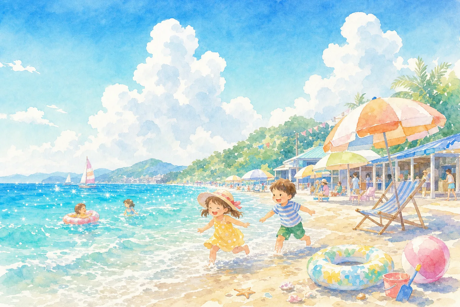 材木座海水浴場