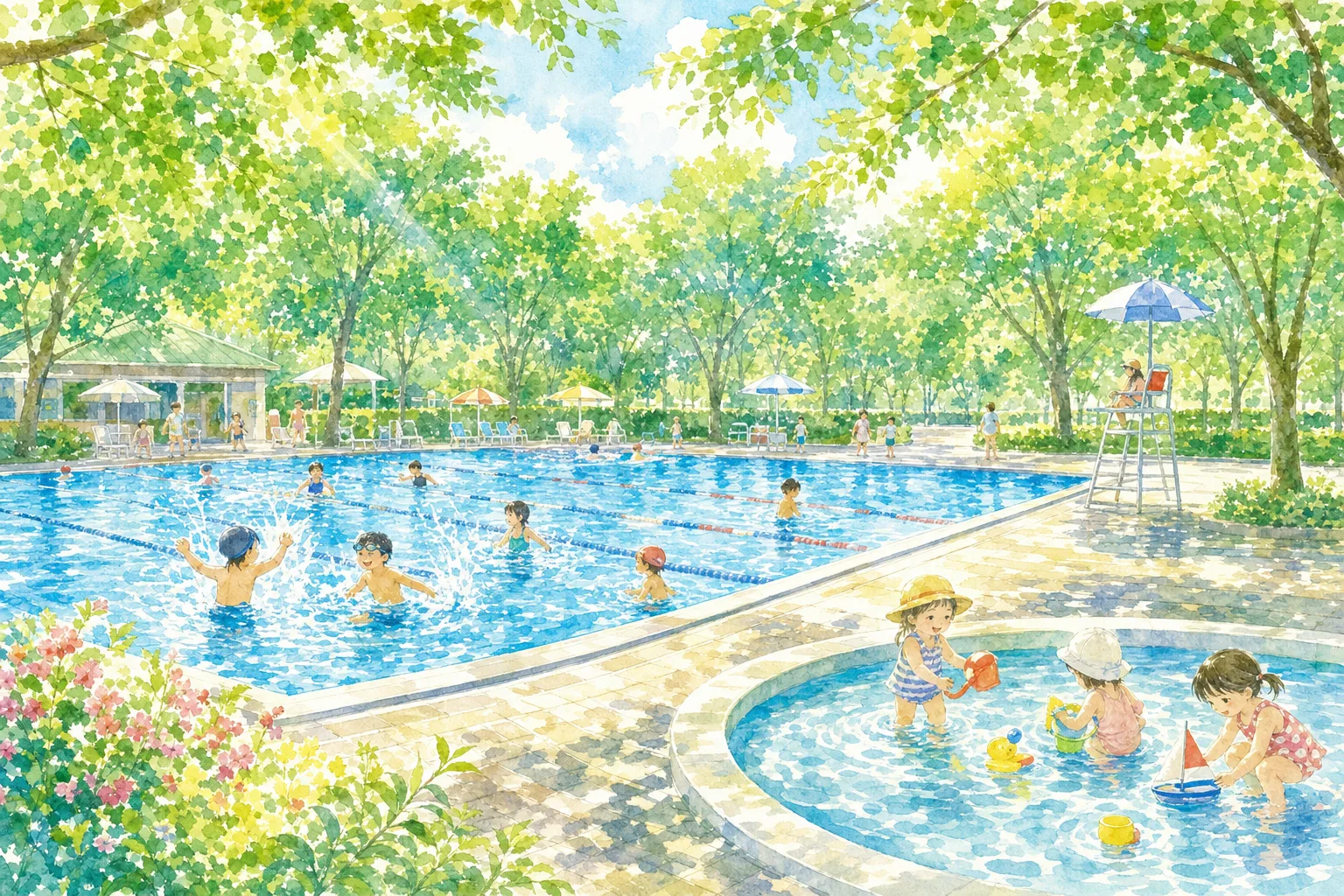 2026年 鶴ケ峰本町公園プール 1日満喫コース
