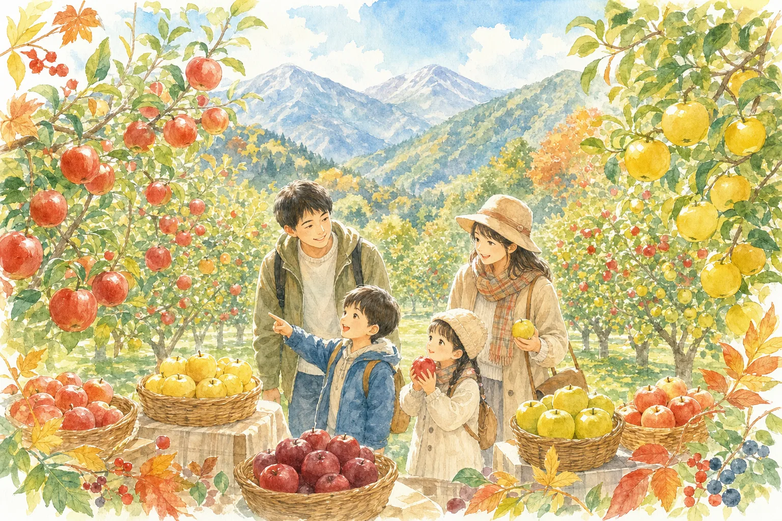 2026年 今野観光果樹園(りんご狩り)の味覚狩り 1日満喫コース