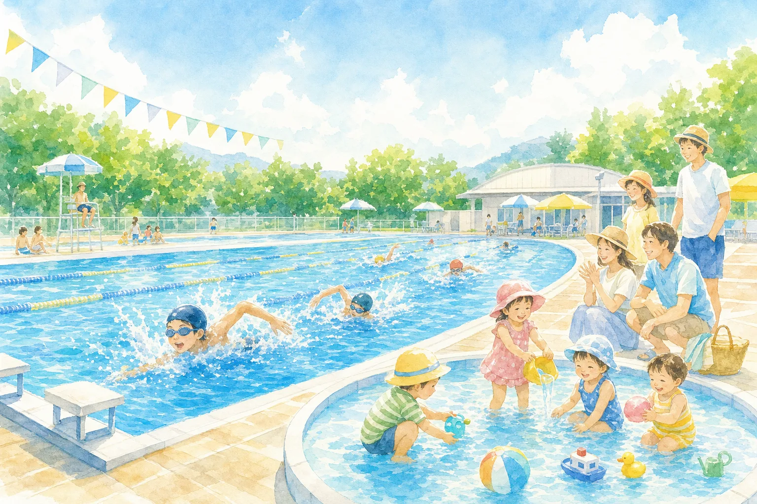 2026年 稲沢市営治郎丸プール 1日満喫コース
