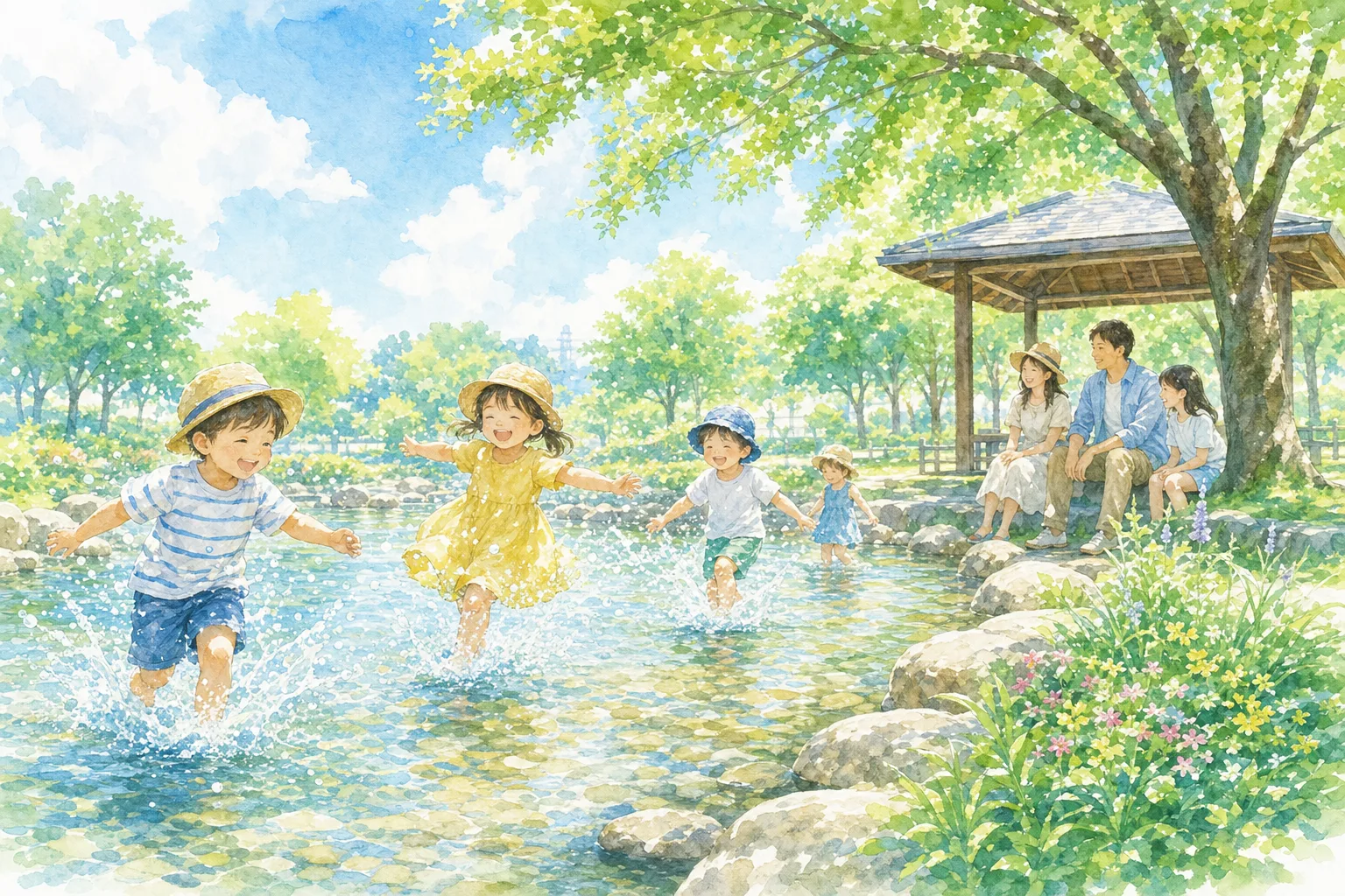 2026年 稲荷公園 親水池 1日満喫コース