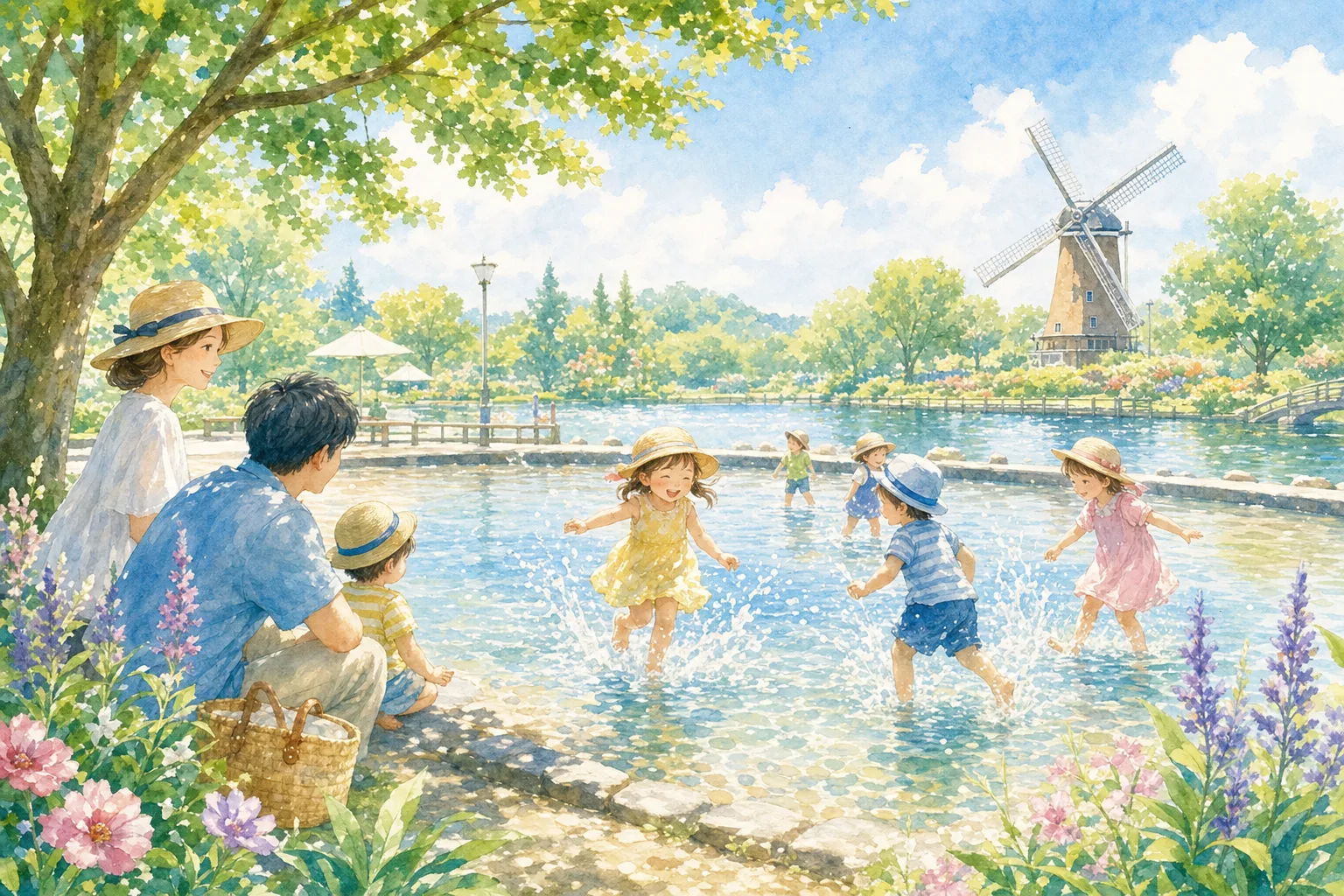 2026年 浮間公園 じゃぶじゃぶ池 1日満喫コース