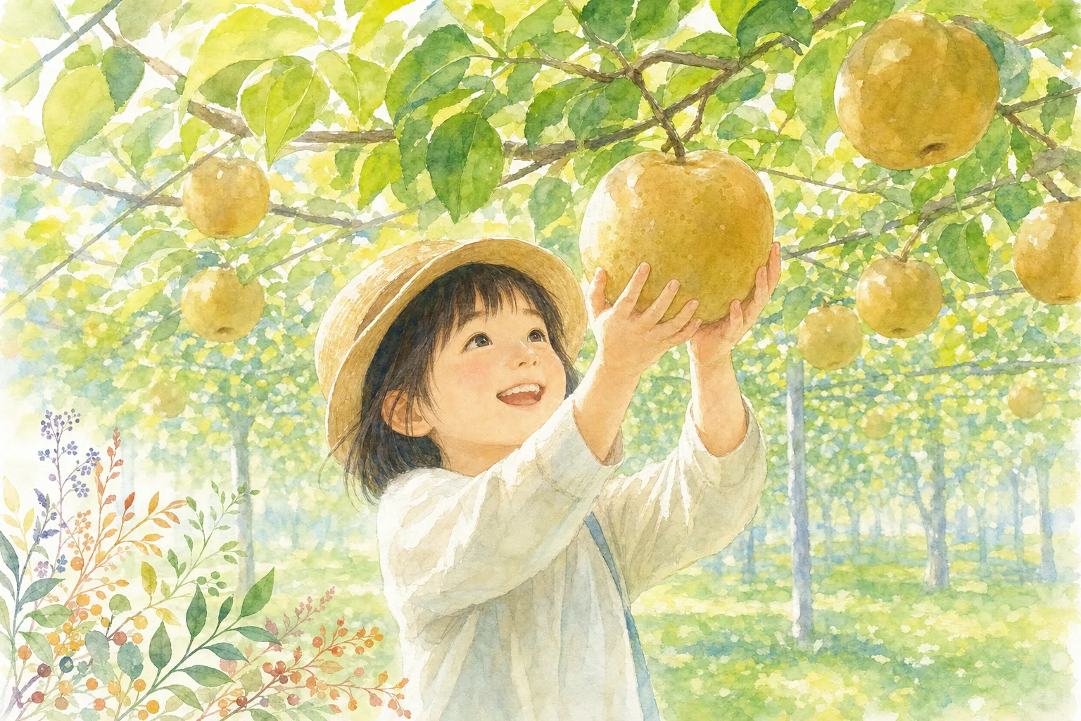 2026年 小川梨園(なし狩り)の味覚狩り 1日満喫コース