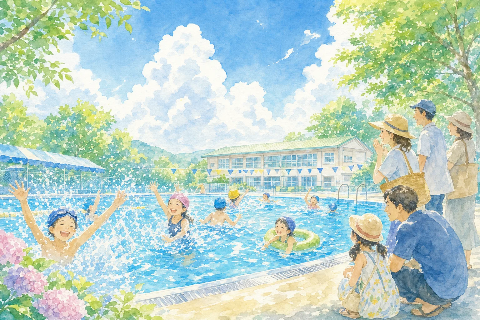 2026年 浜名小学校プール 1日満喫コース