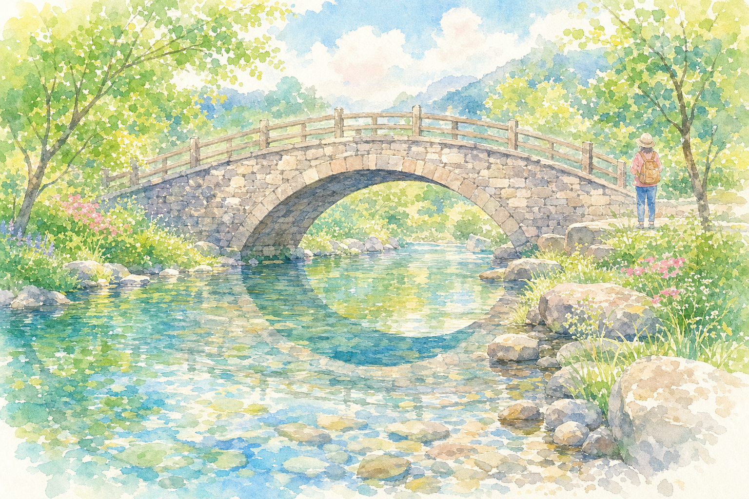 秋月目鏡橋