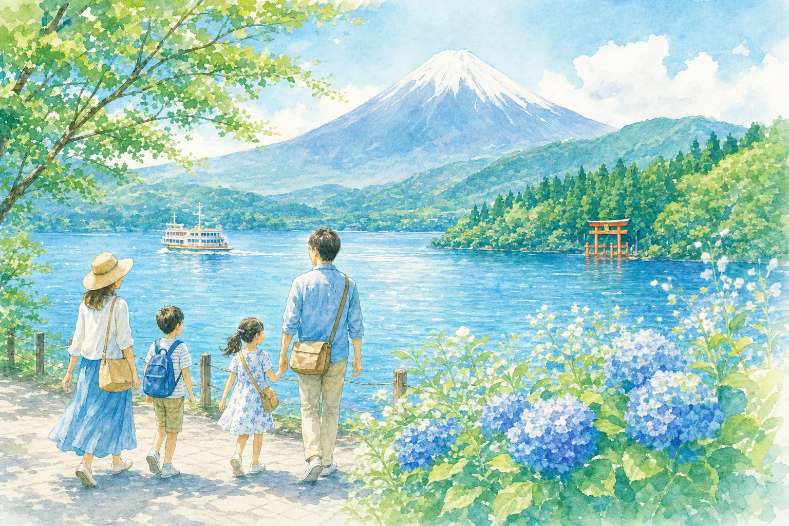 2026年 芦ノ湖の涼さんぽ 1日満喫コース