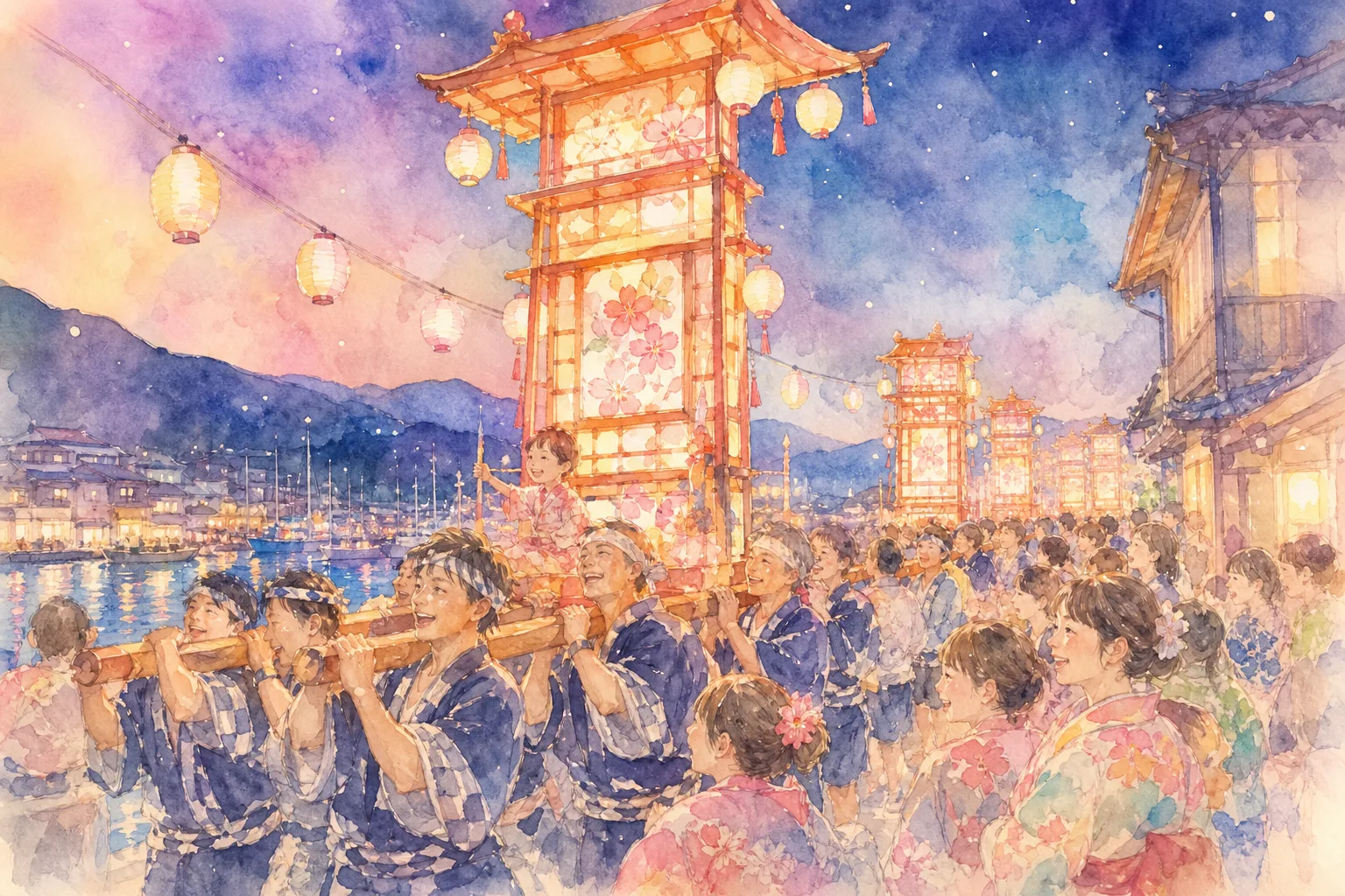 重蔵神社周辺(輪島大祭 会場)