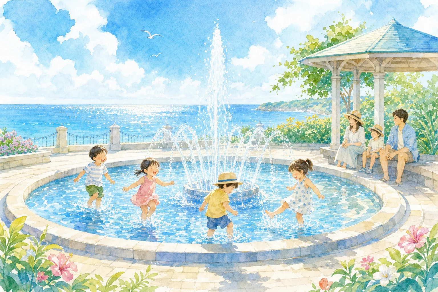 2026年 うみかぜ公園 水の丘噴水 1日満喫コース