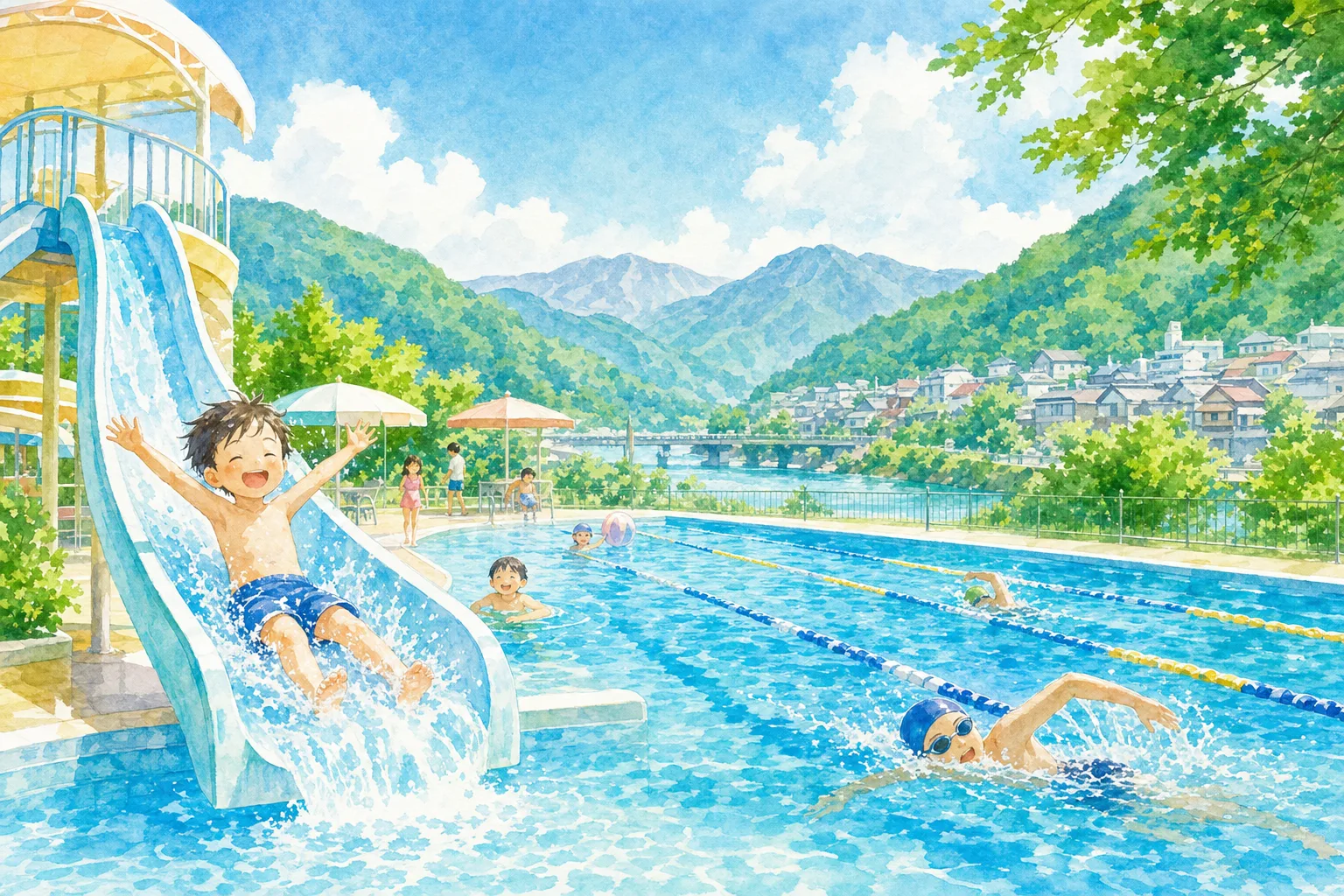 2026年 川本町民プール 1日満喫コース