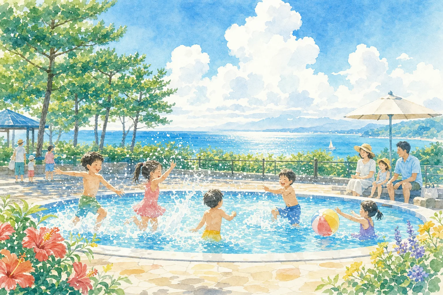 2026年 湘南海岸公園プール 1日満喫コース