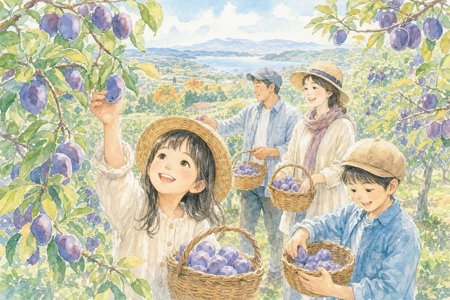 2026年 ニトリ観光果樹園(プルーン狩り)の味覚狩り 1日満喫コース