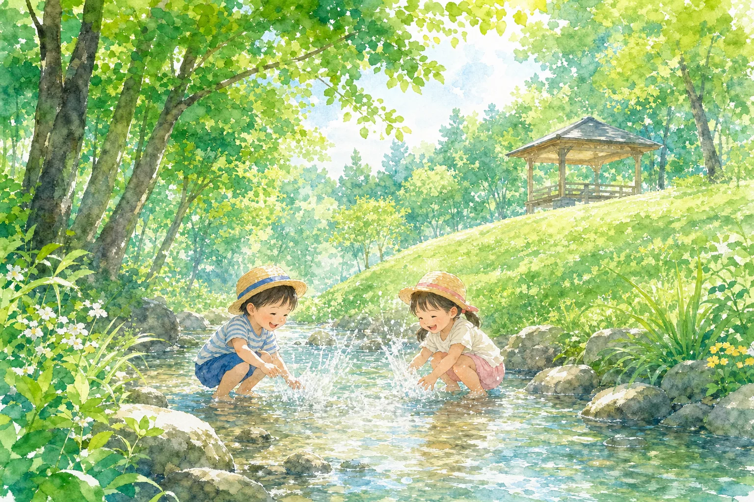 2026年 平瀬緑地 湧水のせせらぎ 1日満喫コース