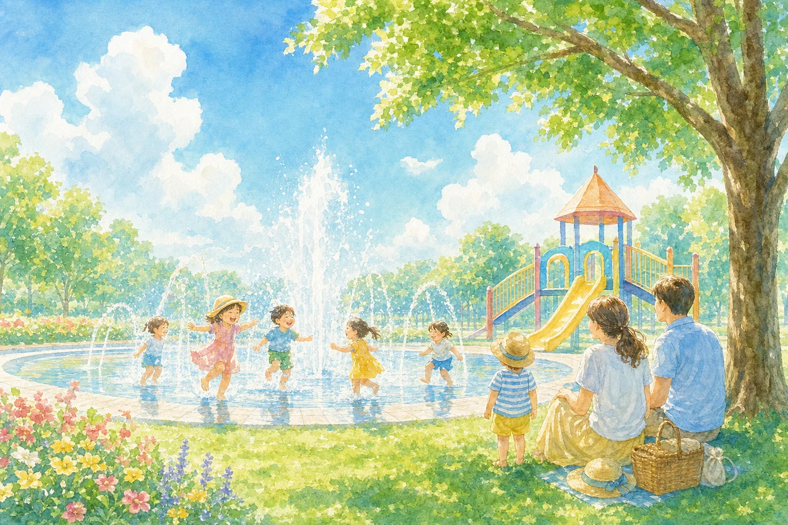 2026年 虹ヶ丘公園 噴水 1日満喫コース