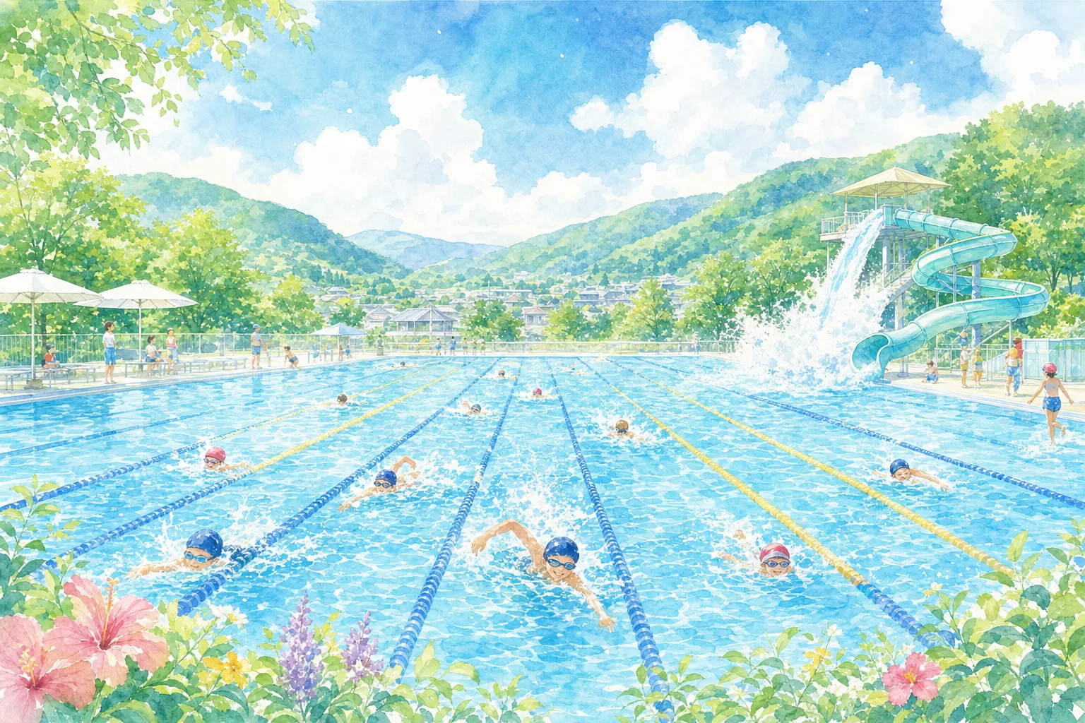 2026年 中之条町ふれあい町民プール 1日満喫コース