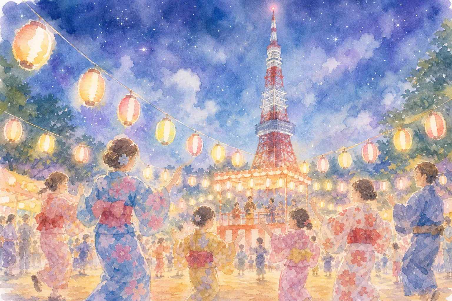東京スカイツリータウン・ソラマチひろば(民踊大会 会場)