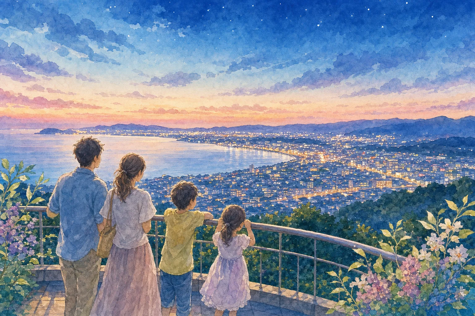 2026年 湘南平(高麗山公園)の夜景 1日満喫コース
