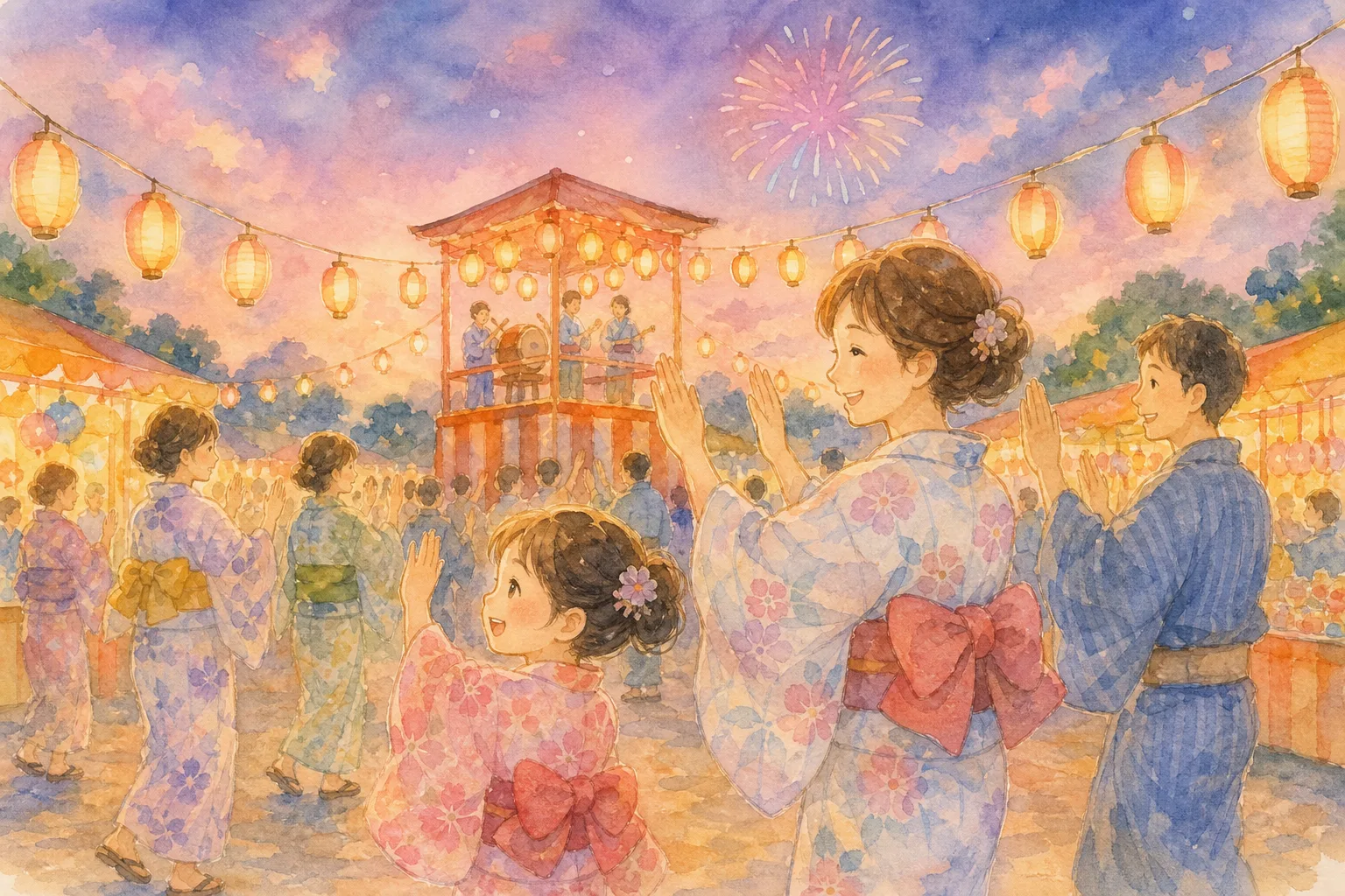 甘楽町商工会夏まつり会場(甘楽ふれあいの丘)