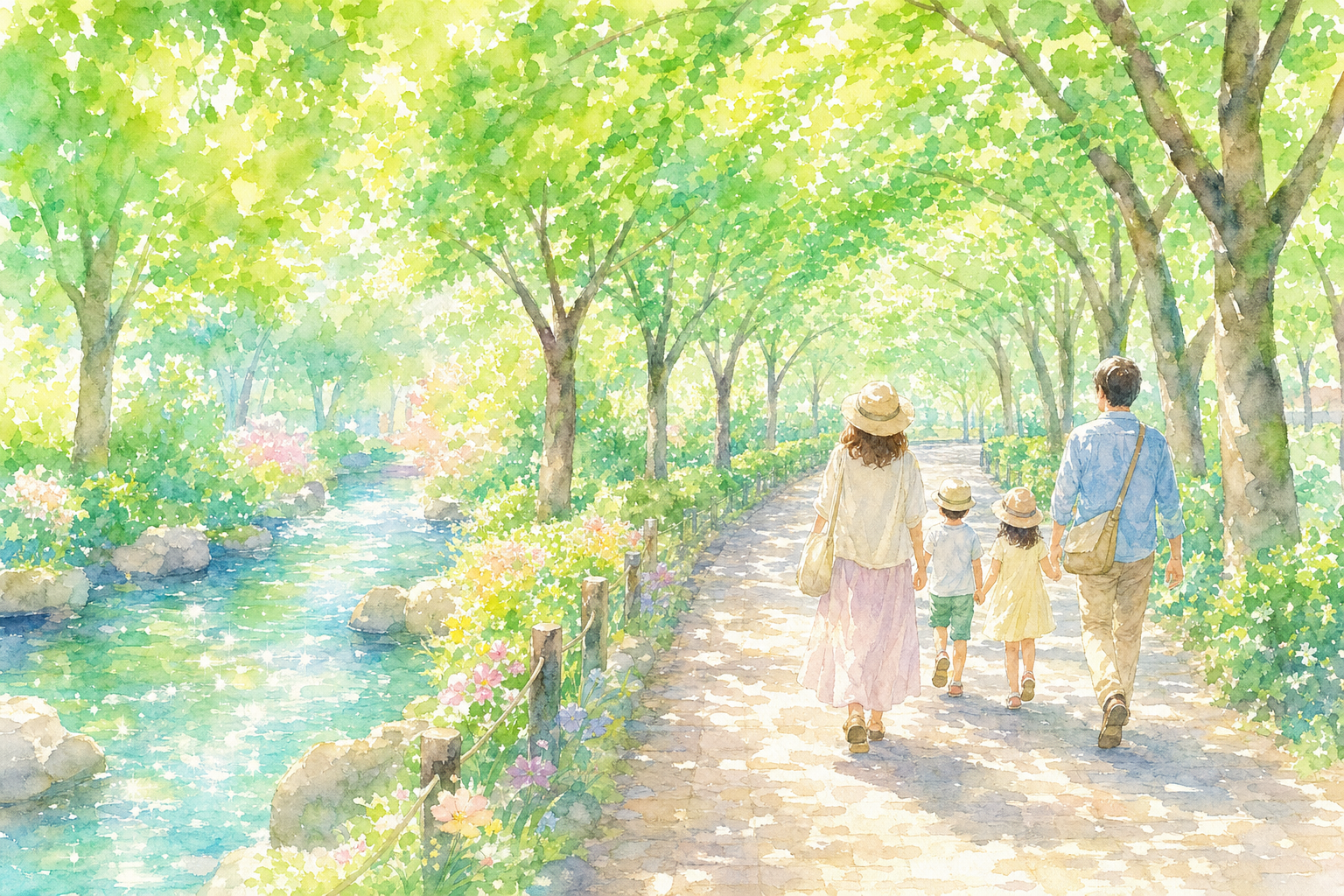 西川緑道公園