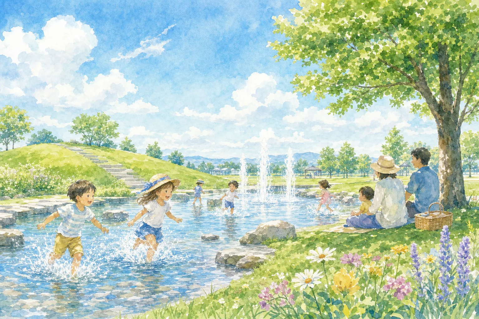 2026年 むつみアメニティパーク 徒渉池・遊水路 1日満喫コース