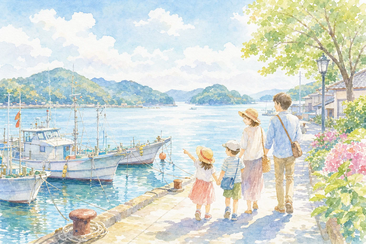 口之津港