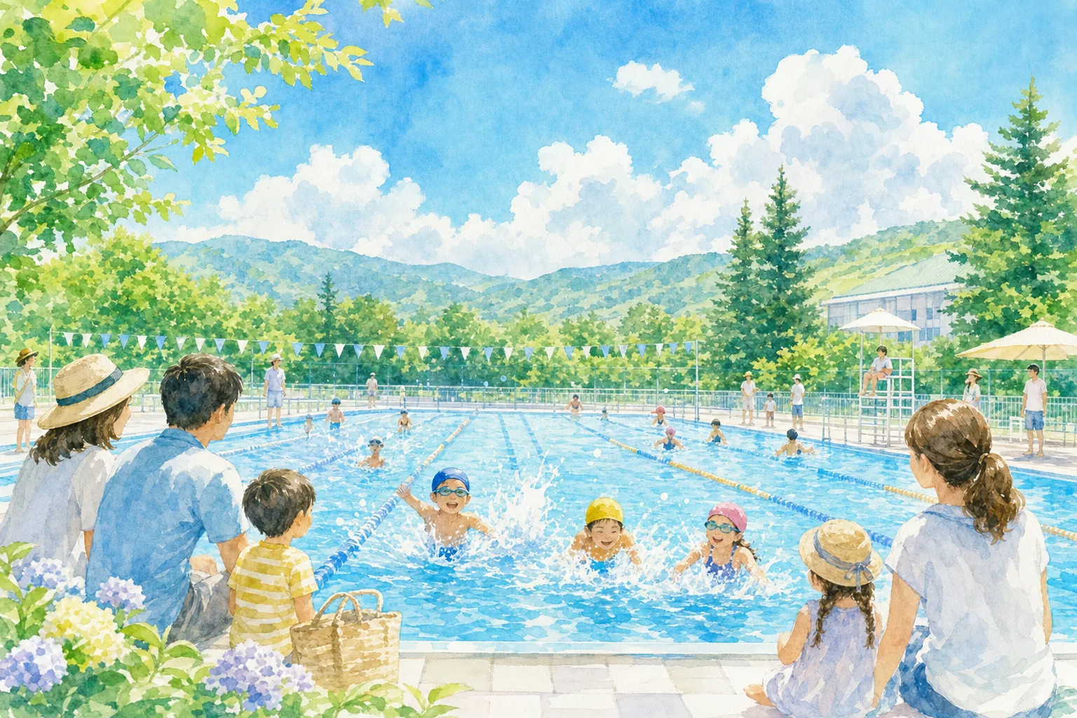 2026年 北広島市西の里住民プール 1日満喫コース